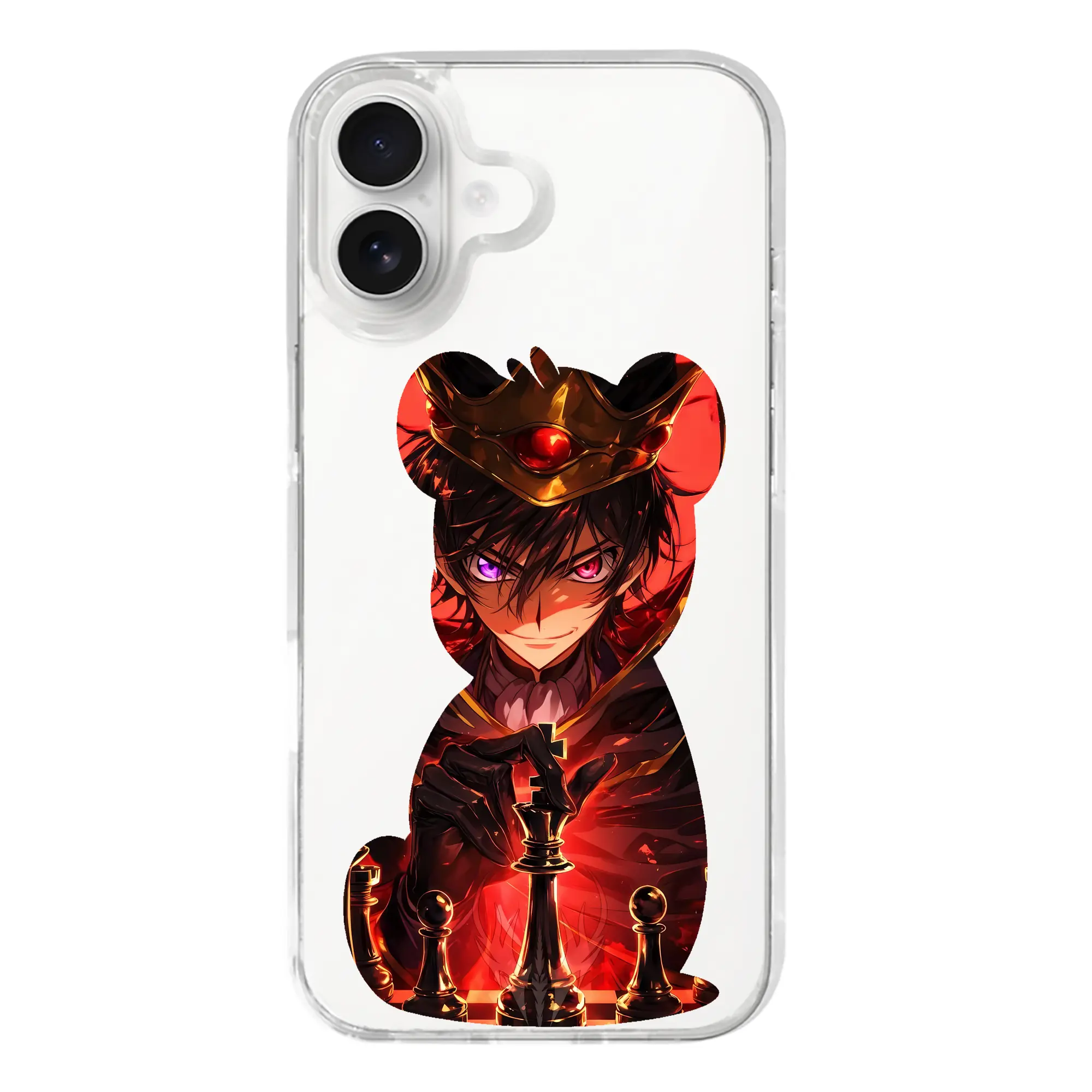 コードギアス 反逆のルルーシュ グッズ ルルーシュ・ランペルージ - iPhone 17シリーズ 透明スマホケース – 薄型・耐衝撃・精密フィット保護カバー